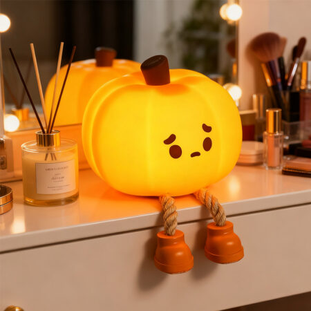 Luminária Silicone Abóbora