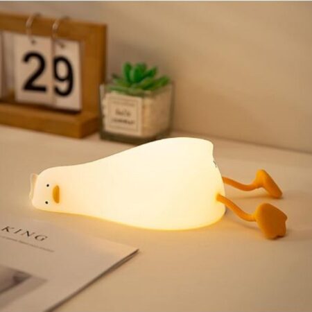 Luminária Silicone Pato Deitado