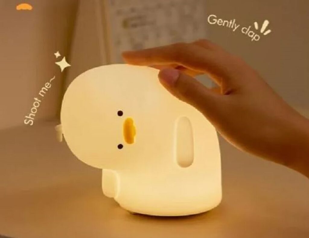 Luminária Silicone Pato Torto