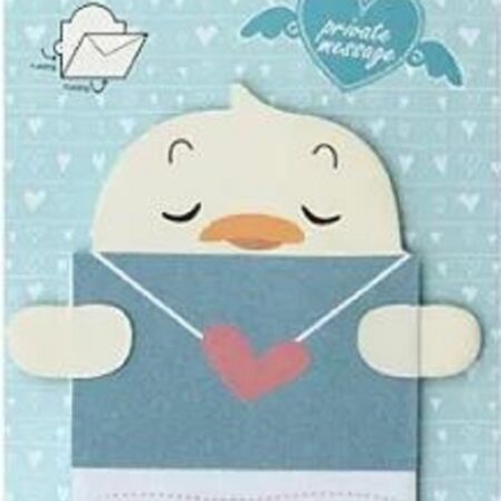 Bloco Adesivo Envelope Sticky Notes Gato Branco Eagle
