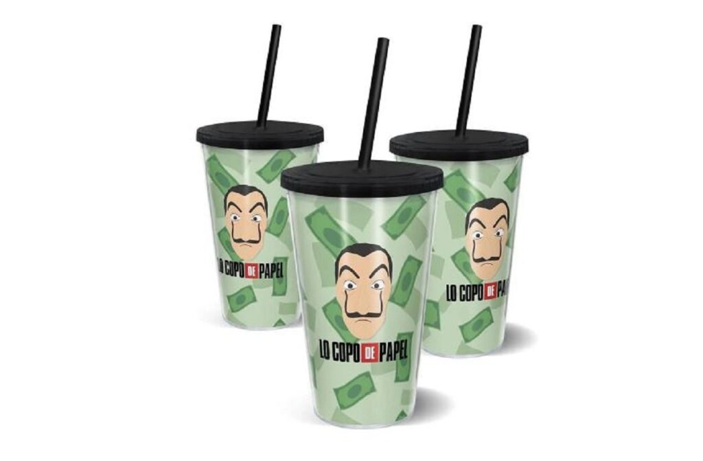 Copo Canudo La Casa de Papel