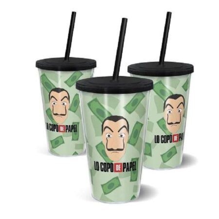 Copo Canudo La Casa de Papel