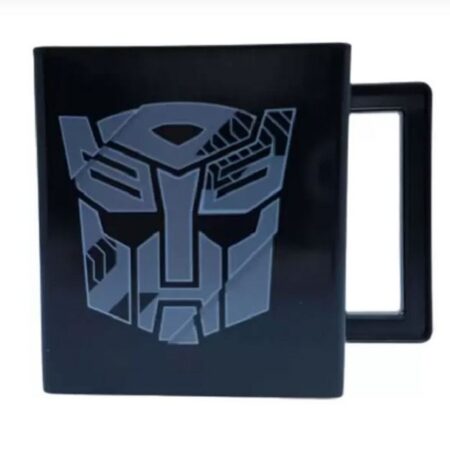 Caneca Quadrada Plastico Transformers