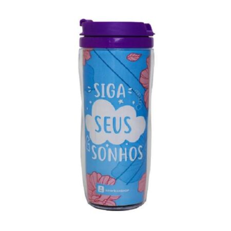 Copo Viagem Siga Seus Sonhos