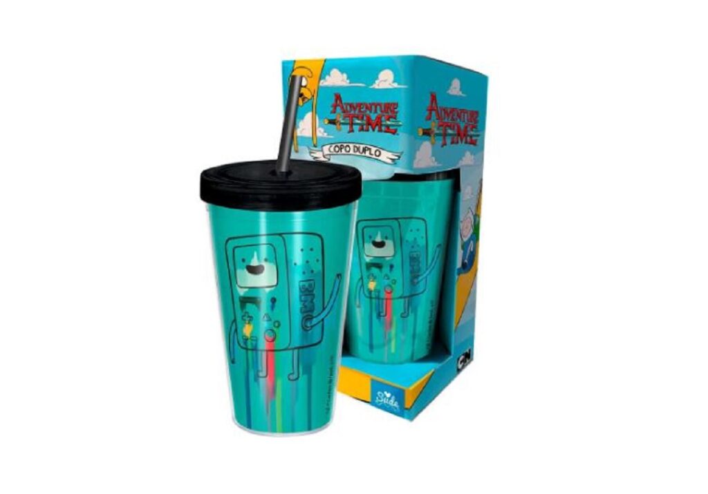 Copo com Canudo Adventure Time