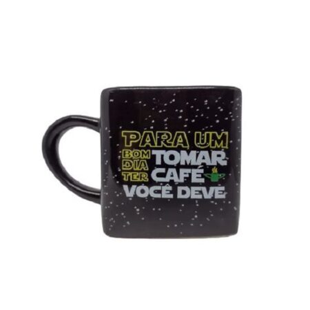 Caneca 3D Quadrada Tomar Café Você Deve