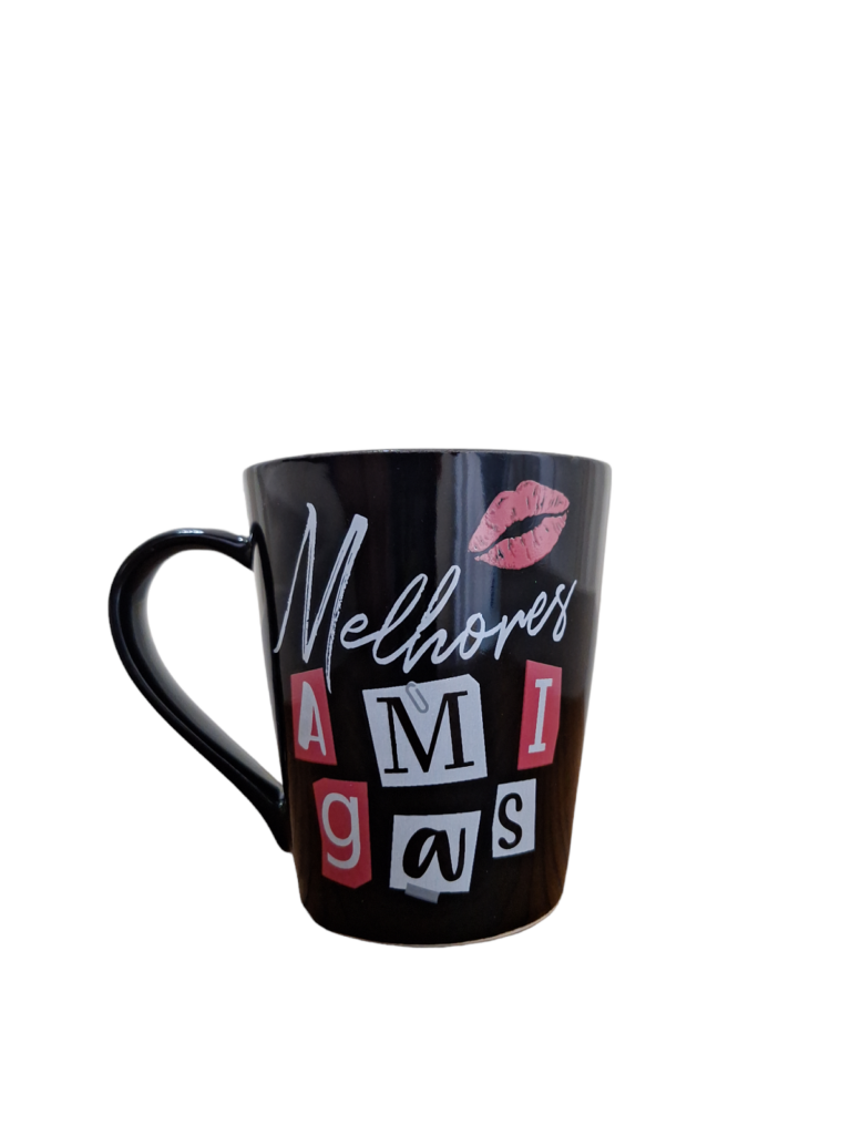 Caneca De Porcelana Melhores Amigas