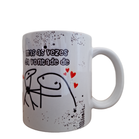 Caneca Te Amo Mas As Vezes Da Vontade De...