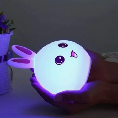 Luminária Silicone Coelho