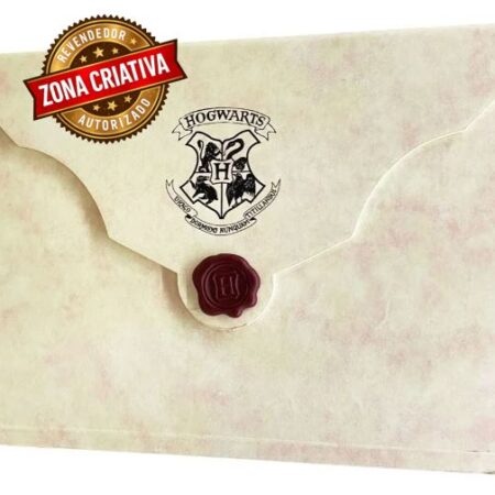 Caderno de Anotações 20X15cm Carta Hogwarts