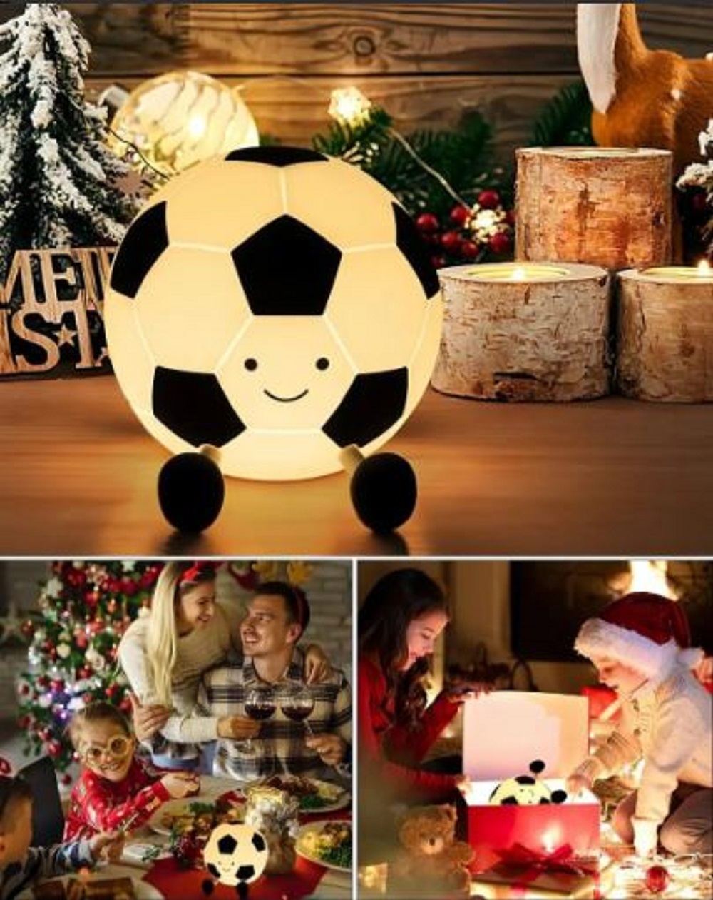 Luminária Silicone Bola de Futebol - Imagem 5