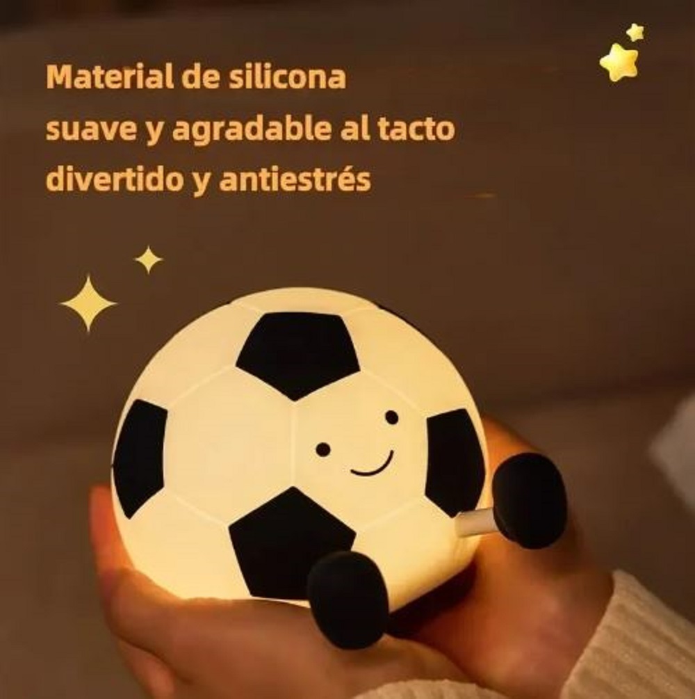 Luminária Silicone Bola de Futebol