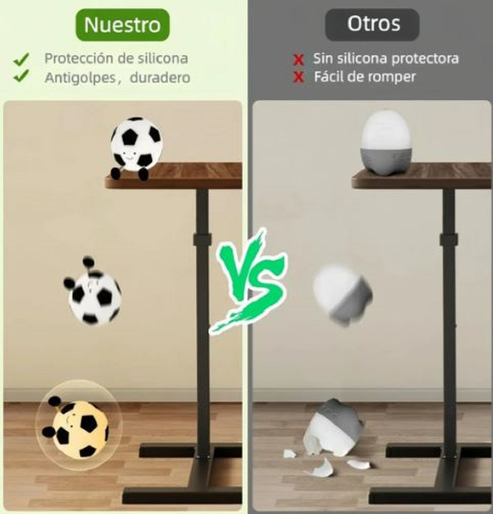 Luminária Silicone Bola de Futebol - Imagem 6