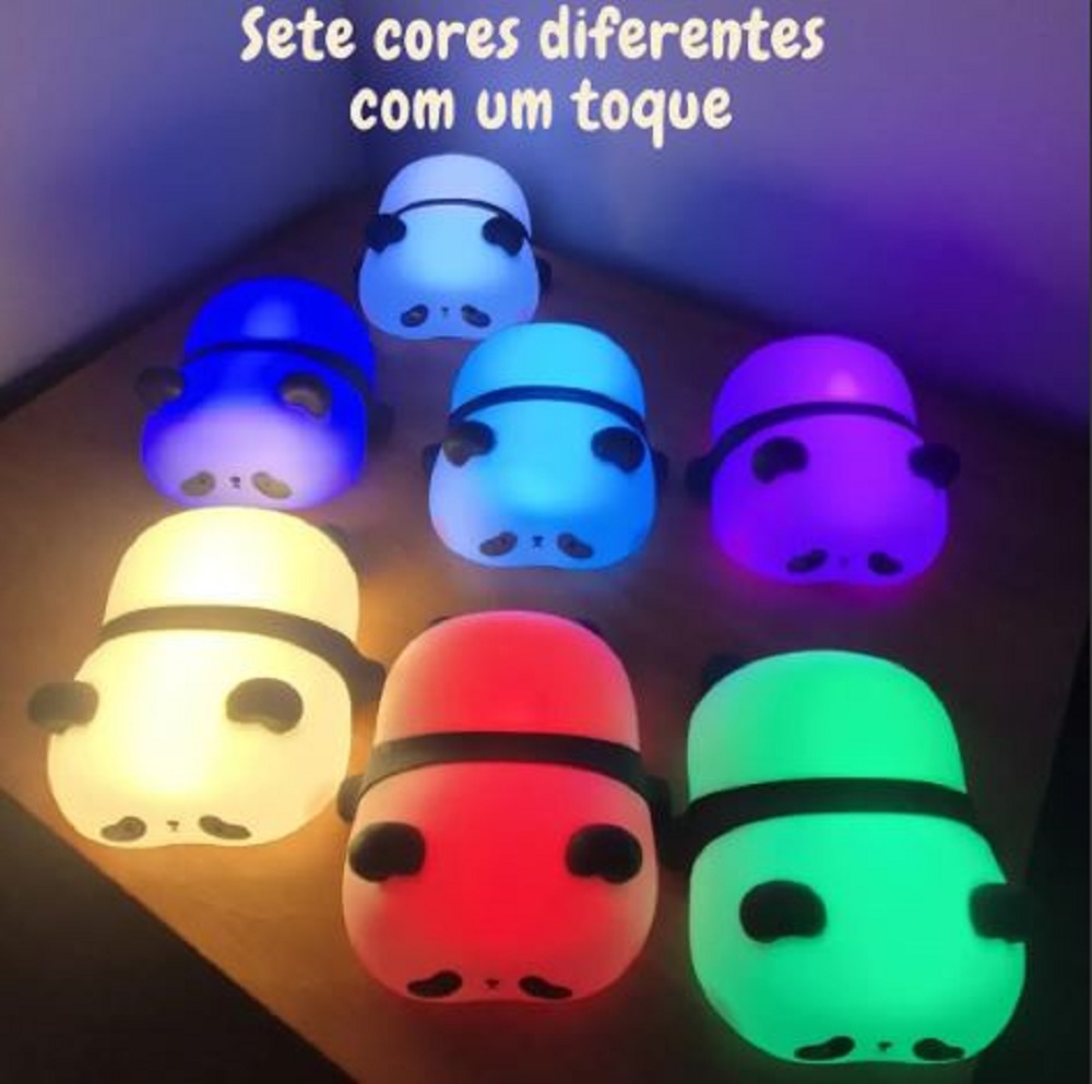 Luminária Silicone Panda Touch - Imagem 2