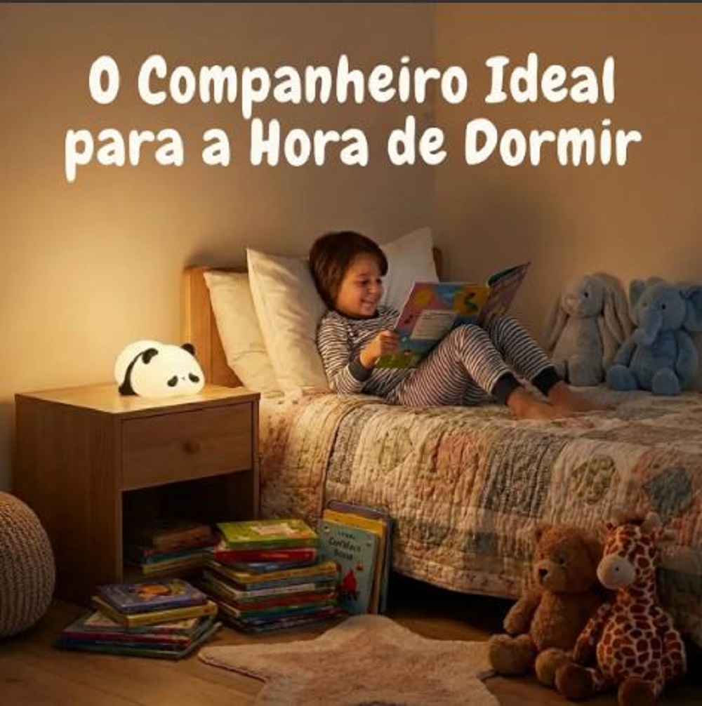 Luminária Silicone Panda Touch - Imagem 4