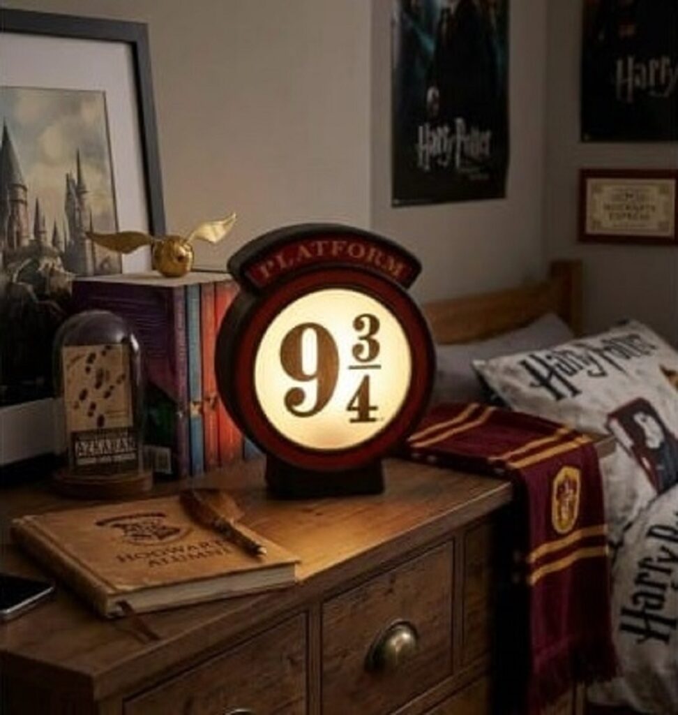 Luminária Plataforma 9 34 Harry Potter