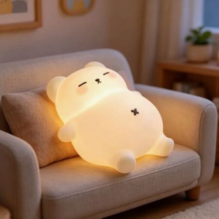 Luminária Silicone Urso Roncador